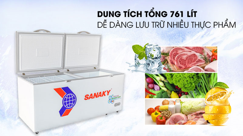 Dung tích tủ trển 450l